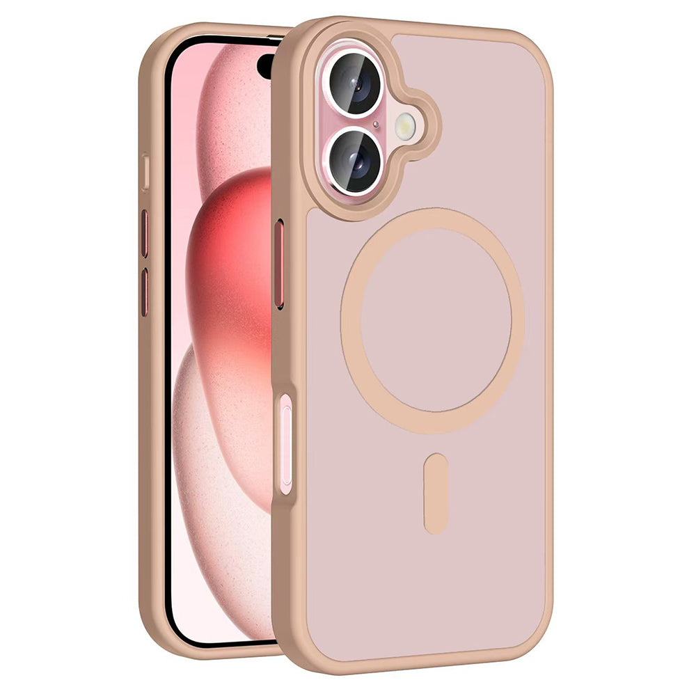 Apple iPhone 16 Plus Kılıf M-safe Şarj Özellikli Mat Arka Yüzey Zore Sio Kapak