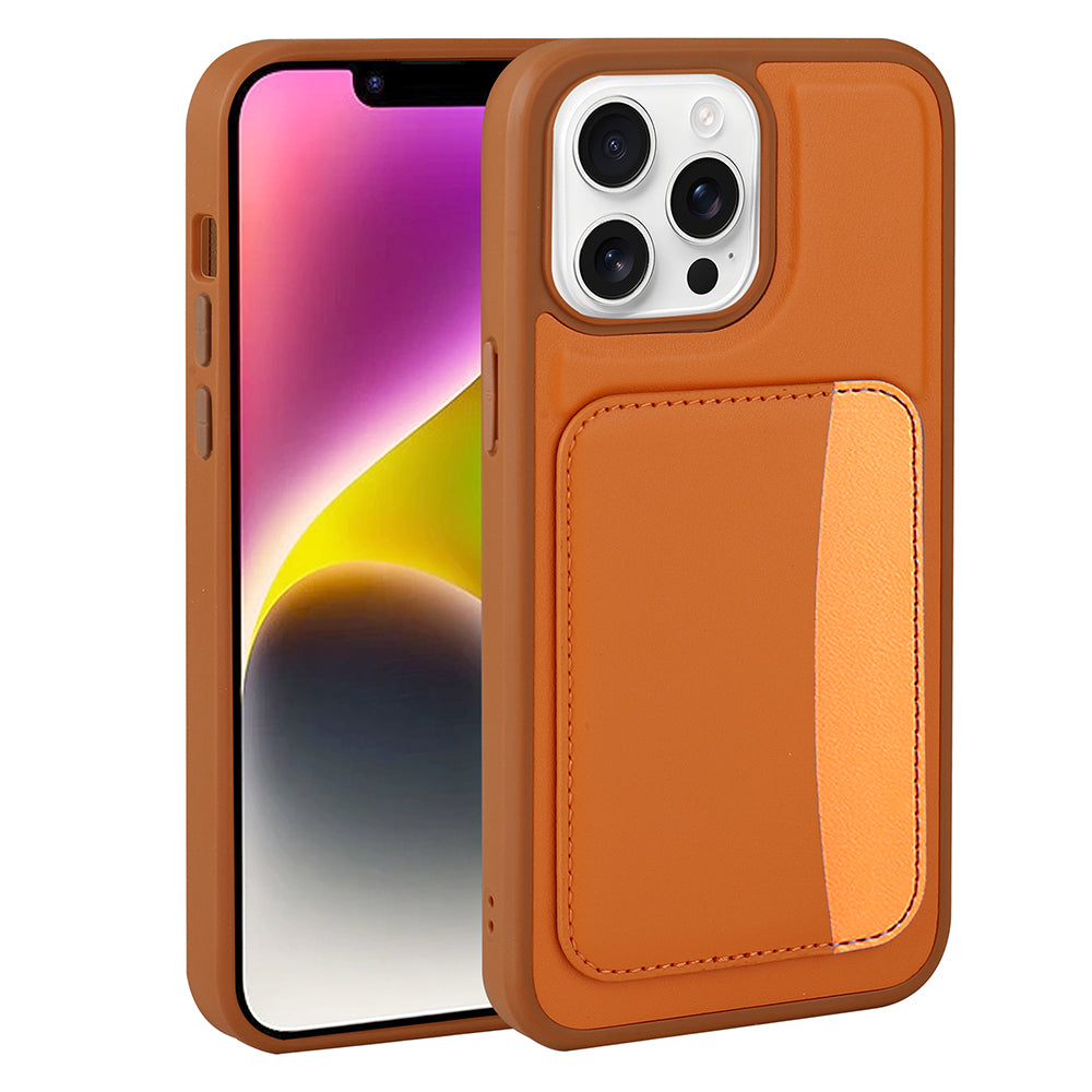 Apple iPhone 16 Pro Max Kılıf Kartlıklı Zore X-Kart Silikon Kapak