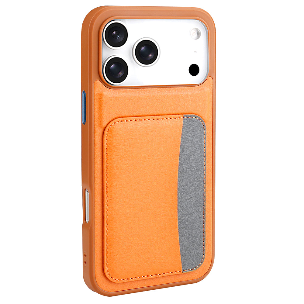 Apple iPhone 17 Pro Kılıf Kartlıklı Zore X-Kart Silikon Kapak