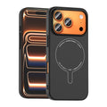Apple iPhone 17 Pro Max Kılıf M-Safe Şarj Özellikli Kamera Korumalı Zore Elio Sert PC Kapak