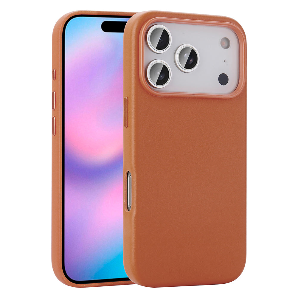 Apple iPhone 17 Pro Max Kılıf M-safe Şarj Özellikli PU Deri Görünümlü Zore Kupra Kapak
