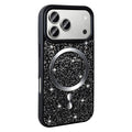 Apple iPhone 17 Pro Max Kılıf Pırlanta Tasarımlı M-safe Şarj Özellikli Zore Mozaik Silikon Kapak