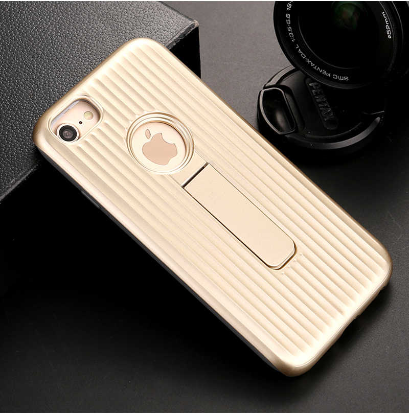 Apple iPhone 6 Case Zore Wave Stand Magnetic Cover