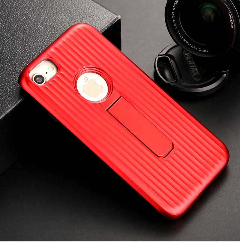 Apple iPhone 6 Case Zore Wave Stand Magnetic Cover