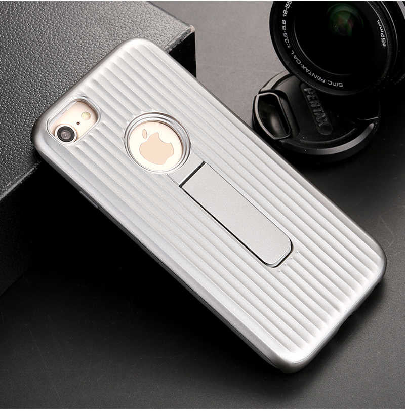Apple iPhone 6 Case Zore Wave Stand Magnetic Cover