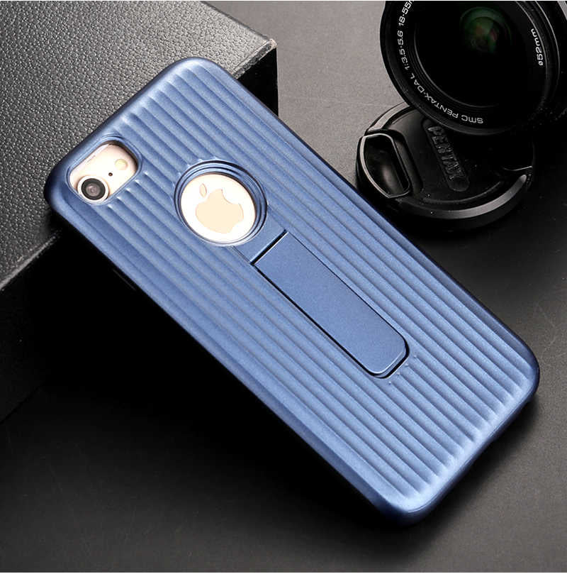 Apple iPhone 6 Case Zore Wave Stand Magnetic Cover