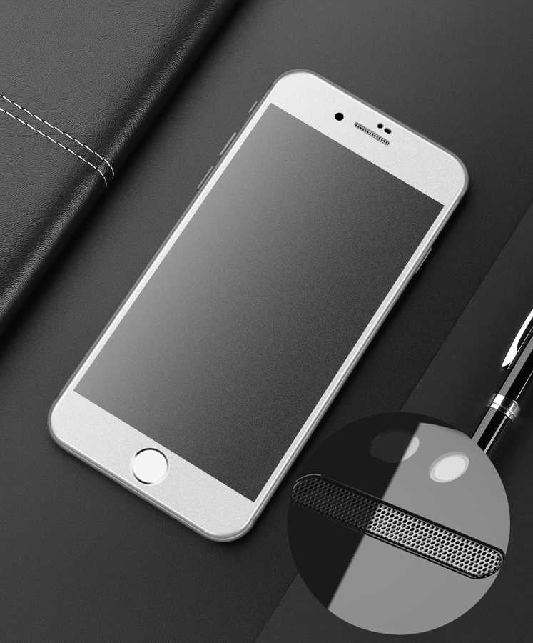 Apple iPhone SE 2020 Zore Anti-Dust Mat Privacy Temperli Ekran Koruyucu
