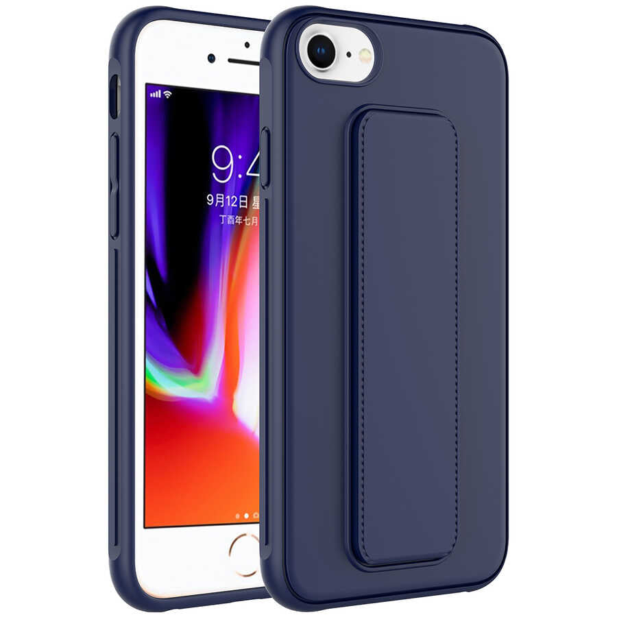Apple iPhone SE 2022 Kılıf Zore Qstand Kapak