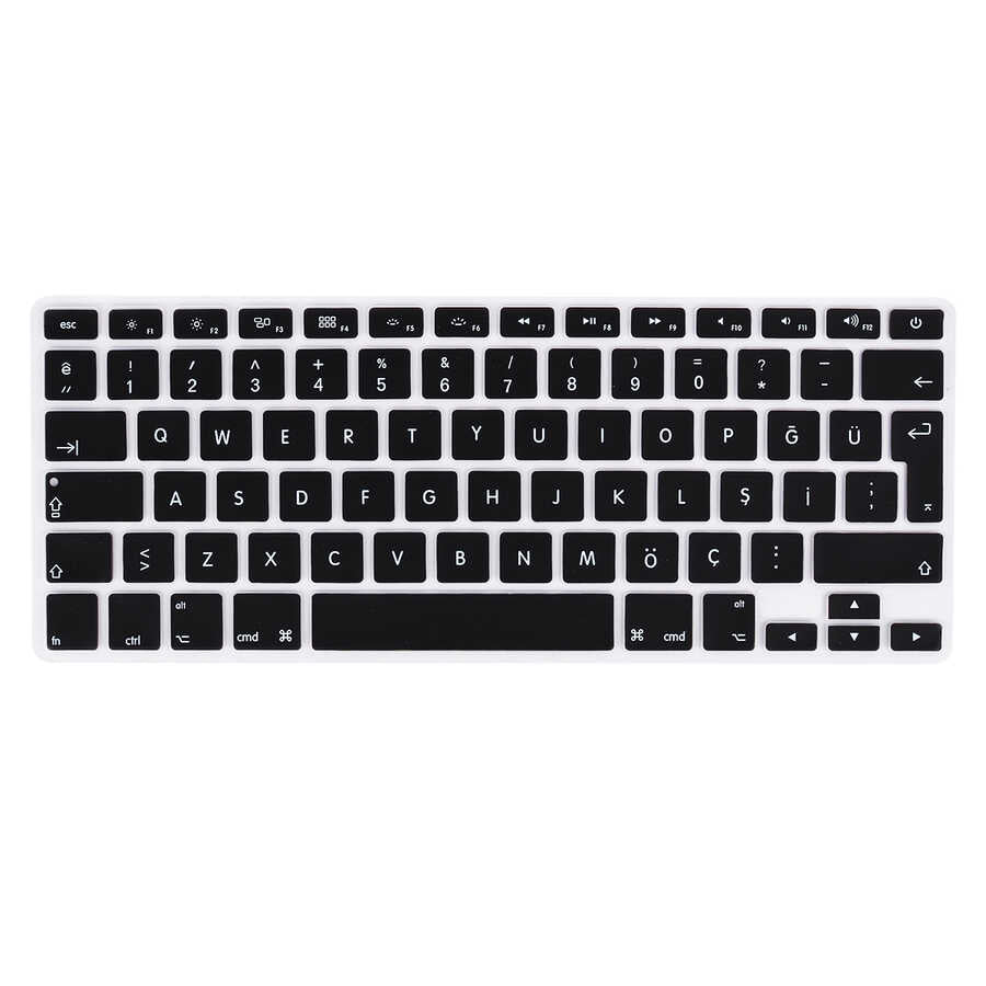 Apple Macbook 15.4' Pro Retina Zore Klavye Koruyucu Silikon Ped