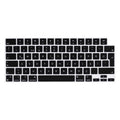 Apple Macbook Pro 16.2 2023 A2780 Zore Klavye Koruyucu Silikon Ped
