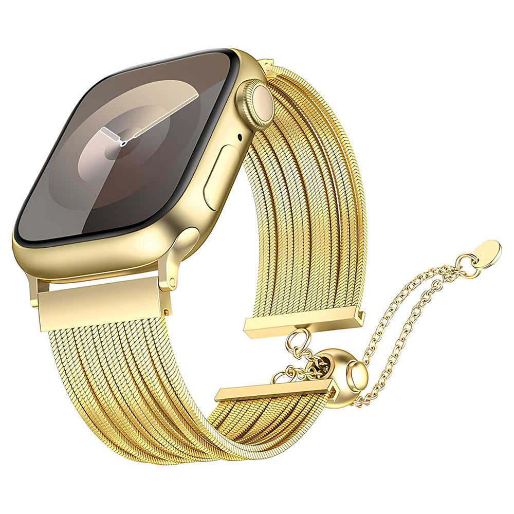 Apple Watch 38mm Zore KRD-137 Metal Hasır Kordon