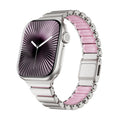 Apple Watch 38mm Zore KRD-149 Metal Silikon Kordon