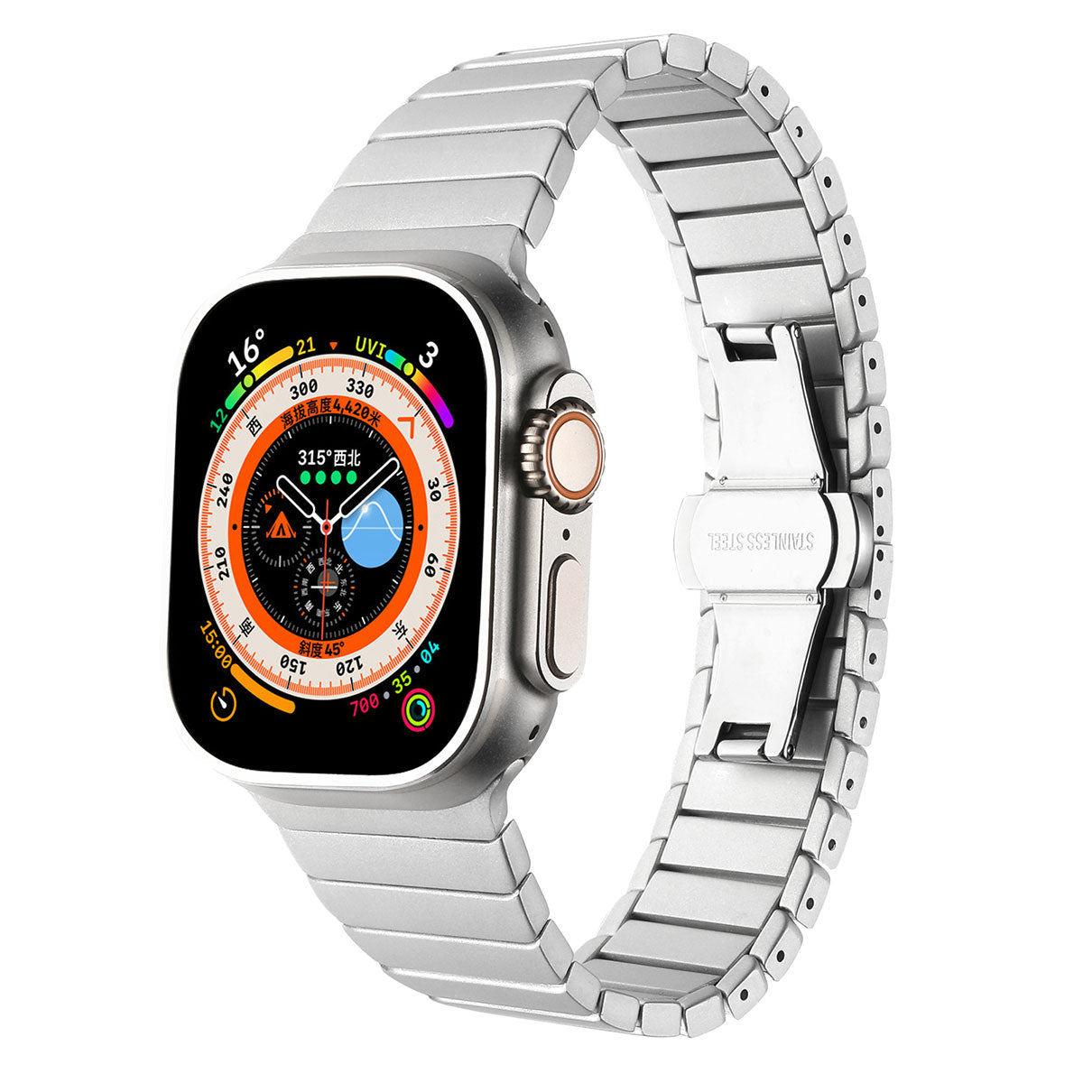 Apple Watch 40mm Kordon KRD-79 Metal Strap Kayış