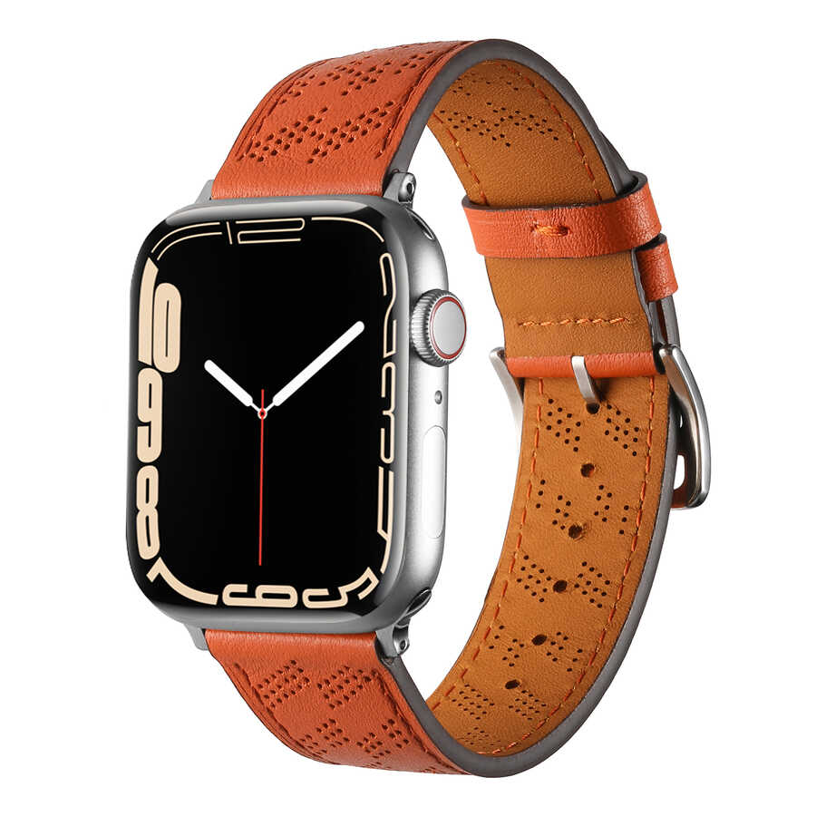 Apple Watch 40mm KRD-76 PU Deri Kordon Strap Kayış