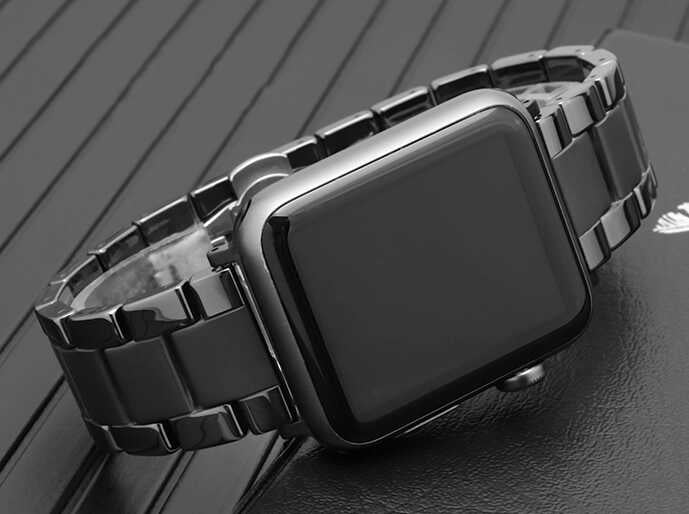 ​​​Apple Watch 40mm Mat Seramik Metal Kordon