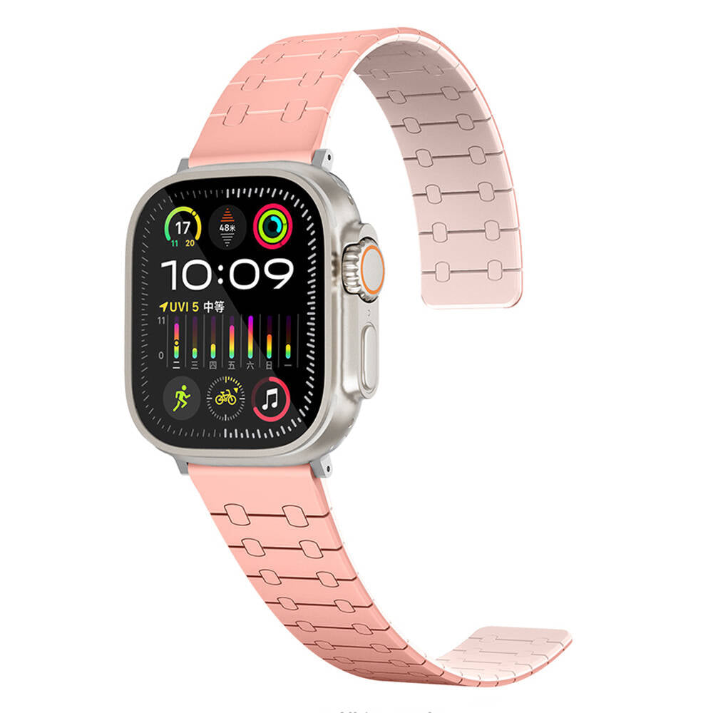 Apple Watch 40mm Zore KRD-111 Çizgili Desenli Silikon Kordon