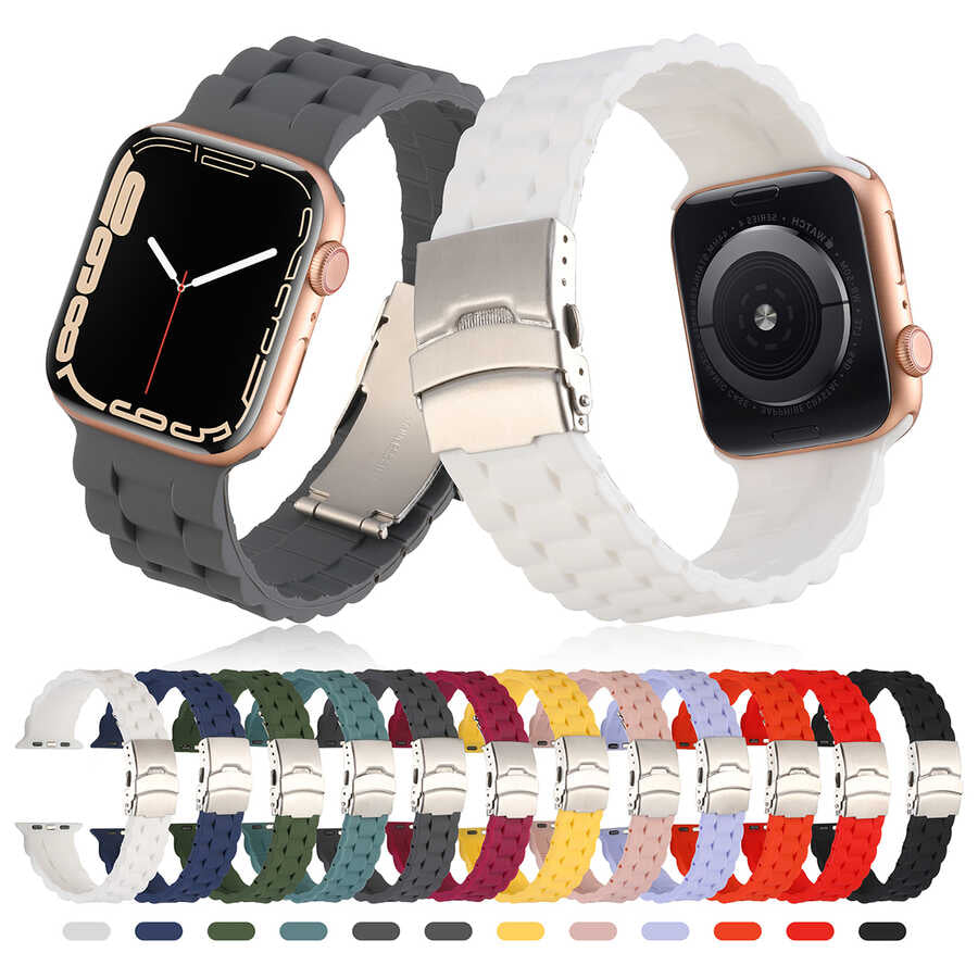 Apple Watch 42mm KRD-72 Silikon Kordon