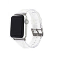 Apple Watch 44mm KRD-13 Şeffaf Silikon Kordon