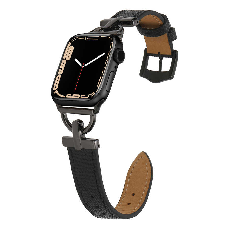 Apple Watch 7 41mm KRD-53 Deri Kordon