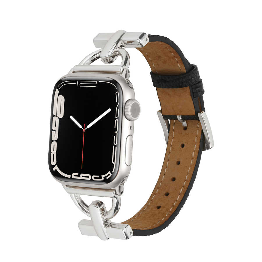 ​​​Apple Watch 7 41mm KRD-53 Deri Kordon