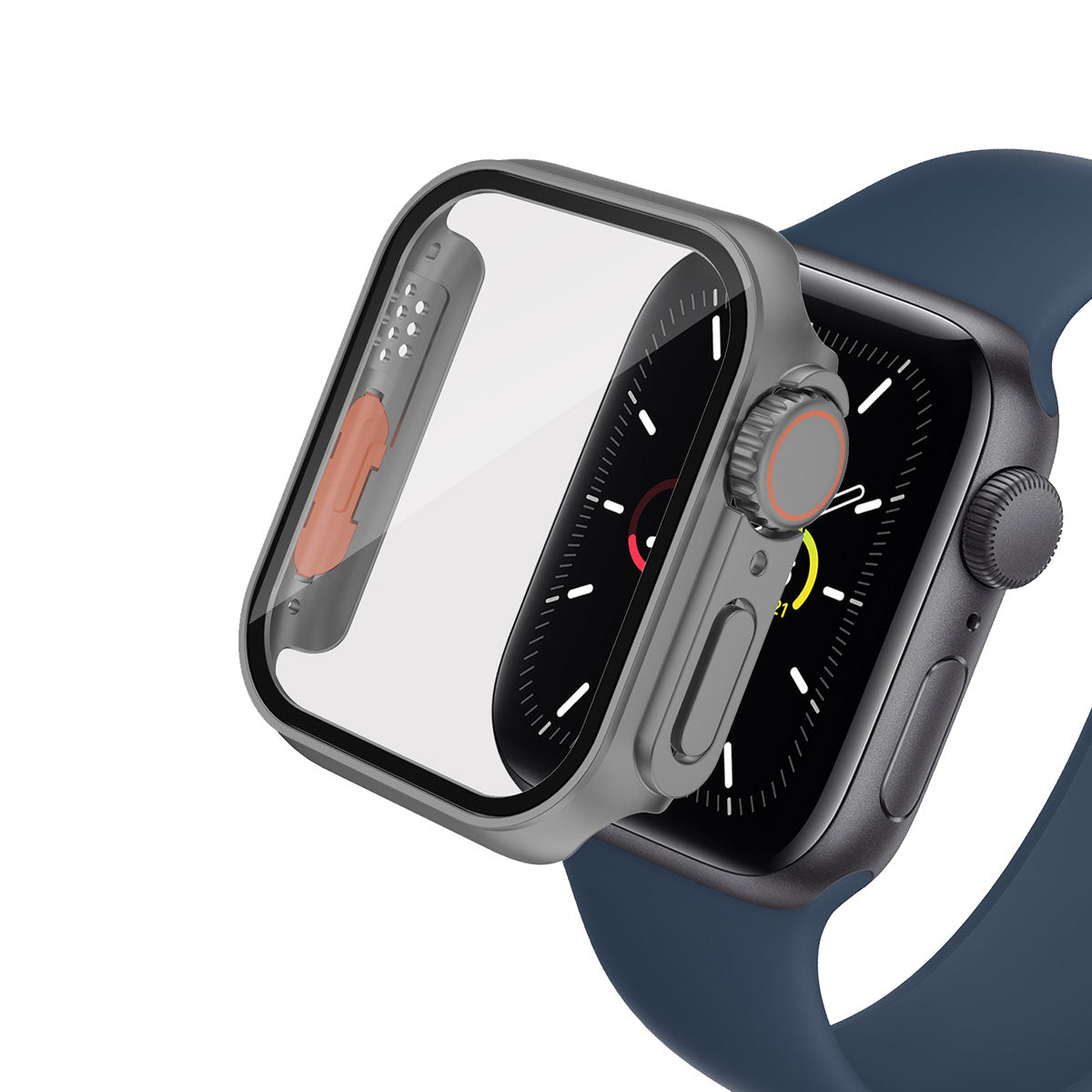 Apple Watch 7 45mm - Watch Ultra 49mm Kasa Dönüştürücü ve Ekran Koruyucu Zore Watch Gard 26