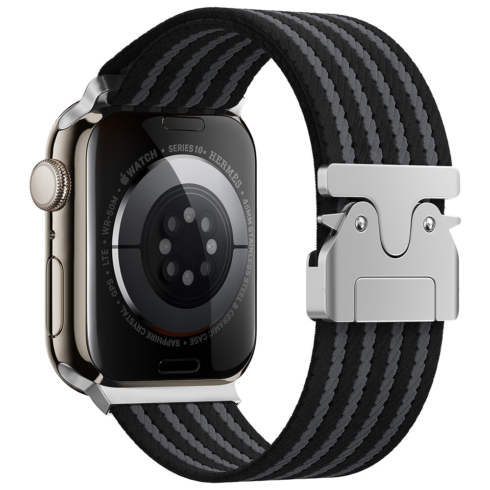 Apple Watch 7 45mm Zore KRD-133 Naylon Kumaş Hasır Örgülü Kordon