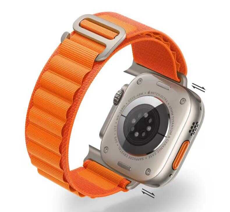 Apple Watch Ultra 49mm Zore KRD-74 Hasır Kordon
