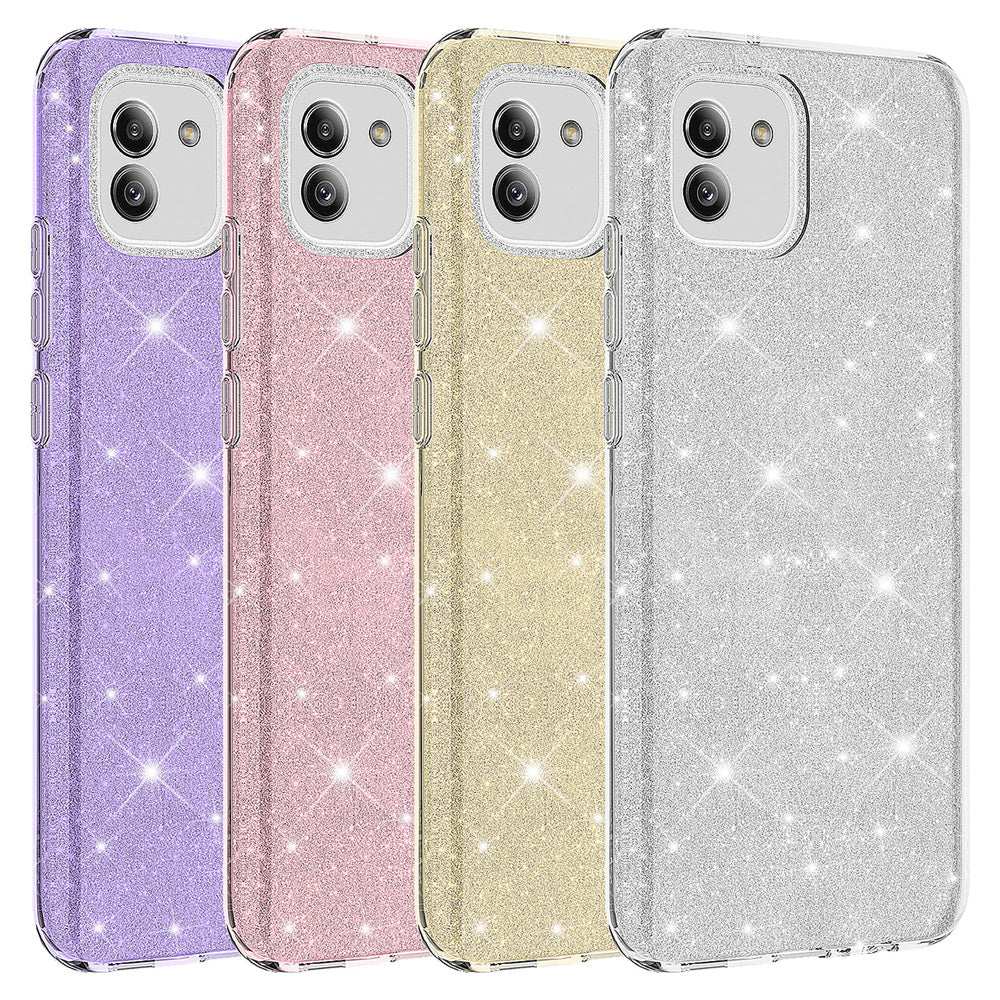 Galaxy A03 Kılıf Zore Shining Silikon