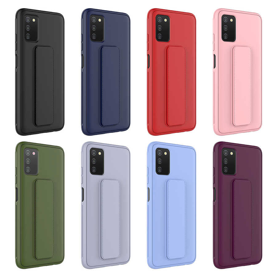 Galaxy A03S Kılıf Zore Qstand Kapak