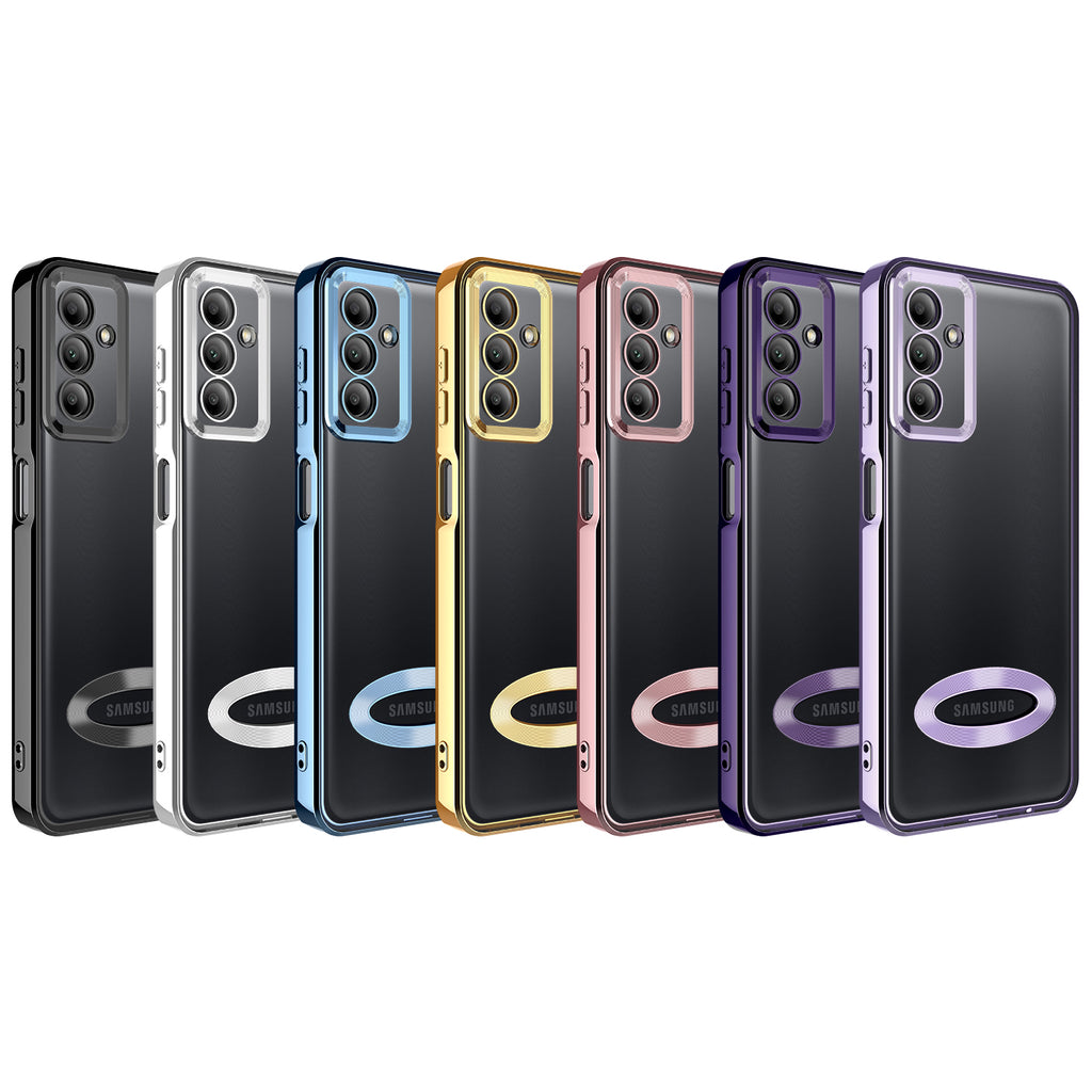 Galaxy A04S Kılıf Kamera Korumalı Logo Gösteren Zore Omega Kapak