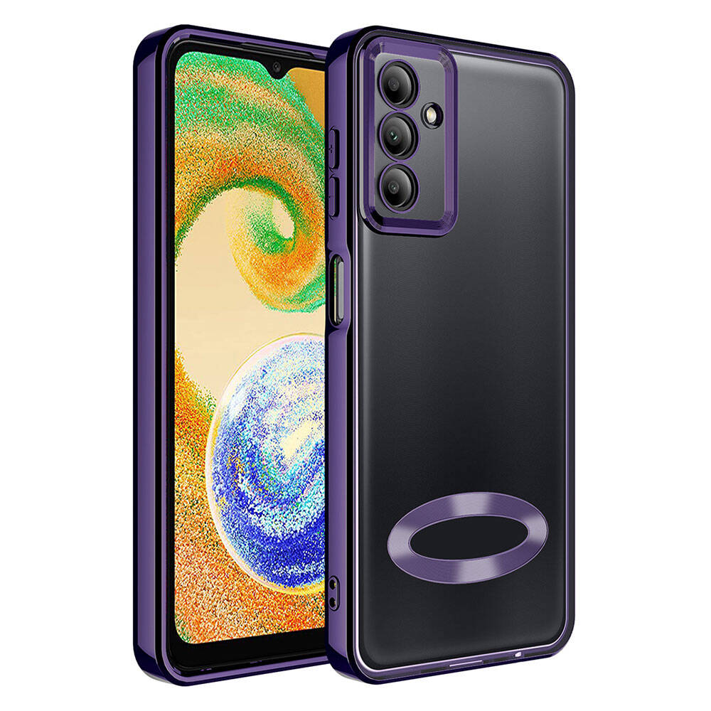 Galaxy A05S Kılıf Kamera Korumalı Logo Gösteren Zore Omega Kapak
