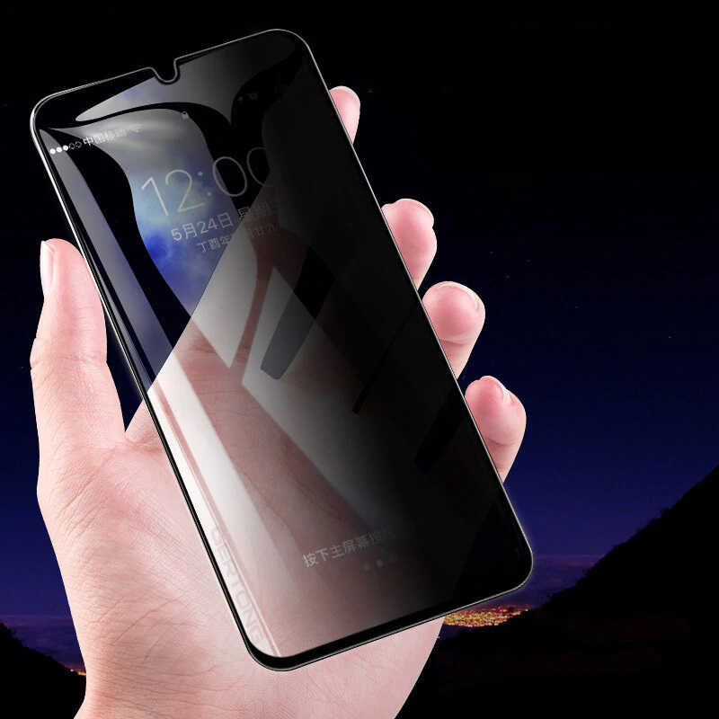 Galaxy A20S Zore New 5D Privacy Temperli Ekran Koruyucu