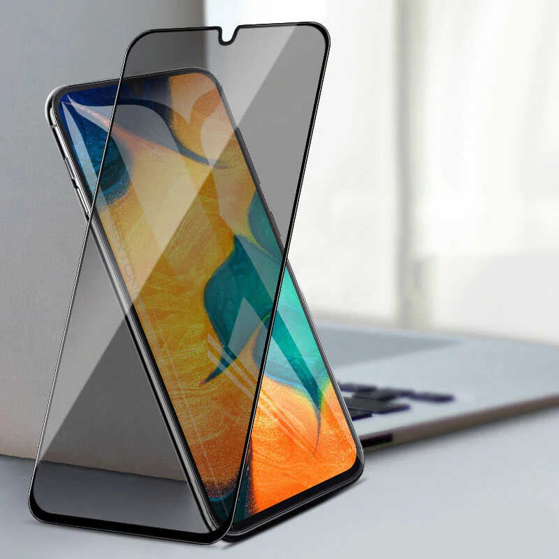 Galaxy A20S Zore New 5D Privacy Temperli Ekran Koruyucu