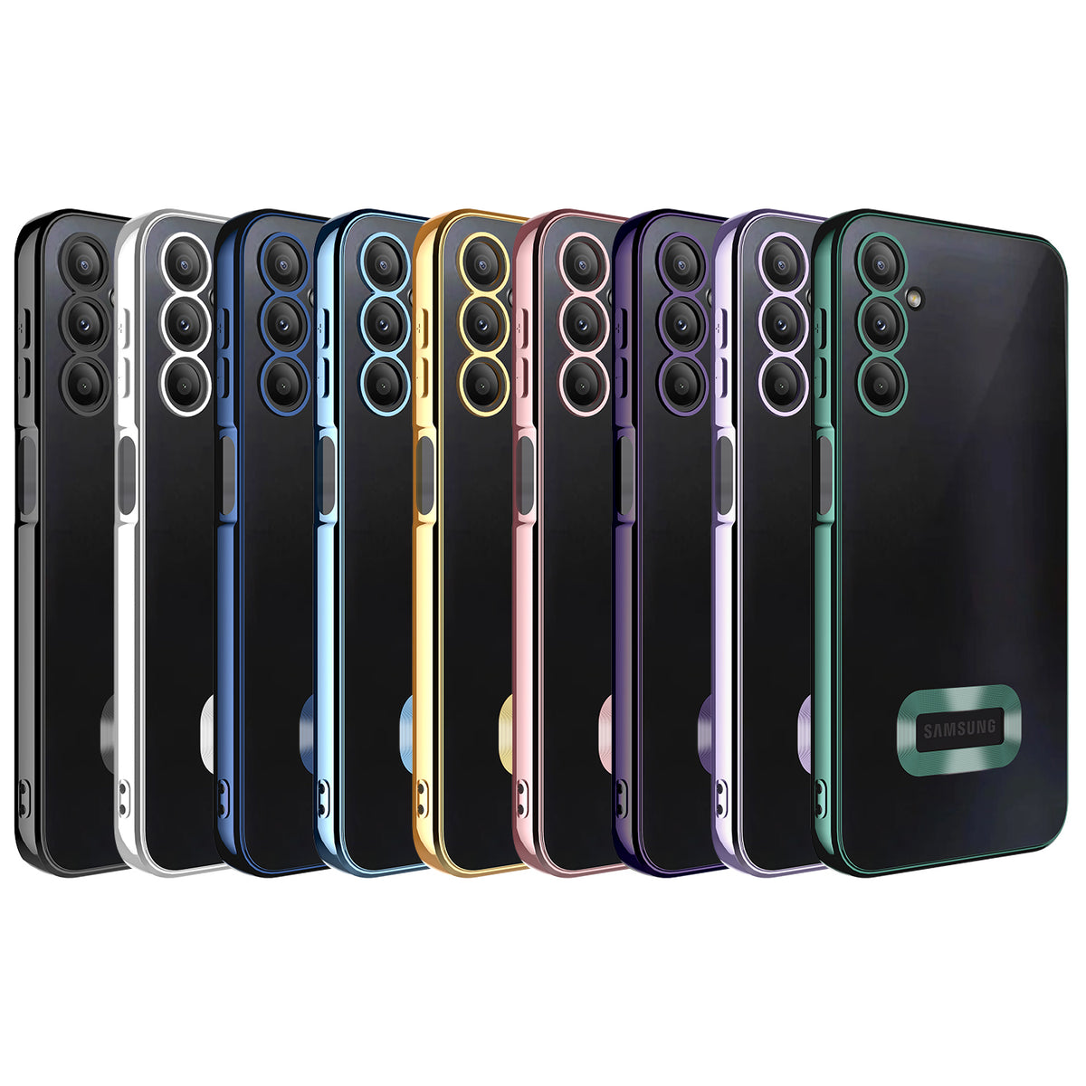 Galaxy A24 Kılıf Kamera Korumalı Logo Gösteren Zore Omega Kapak
