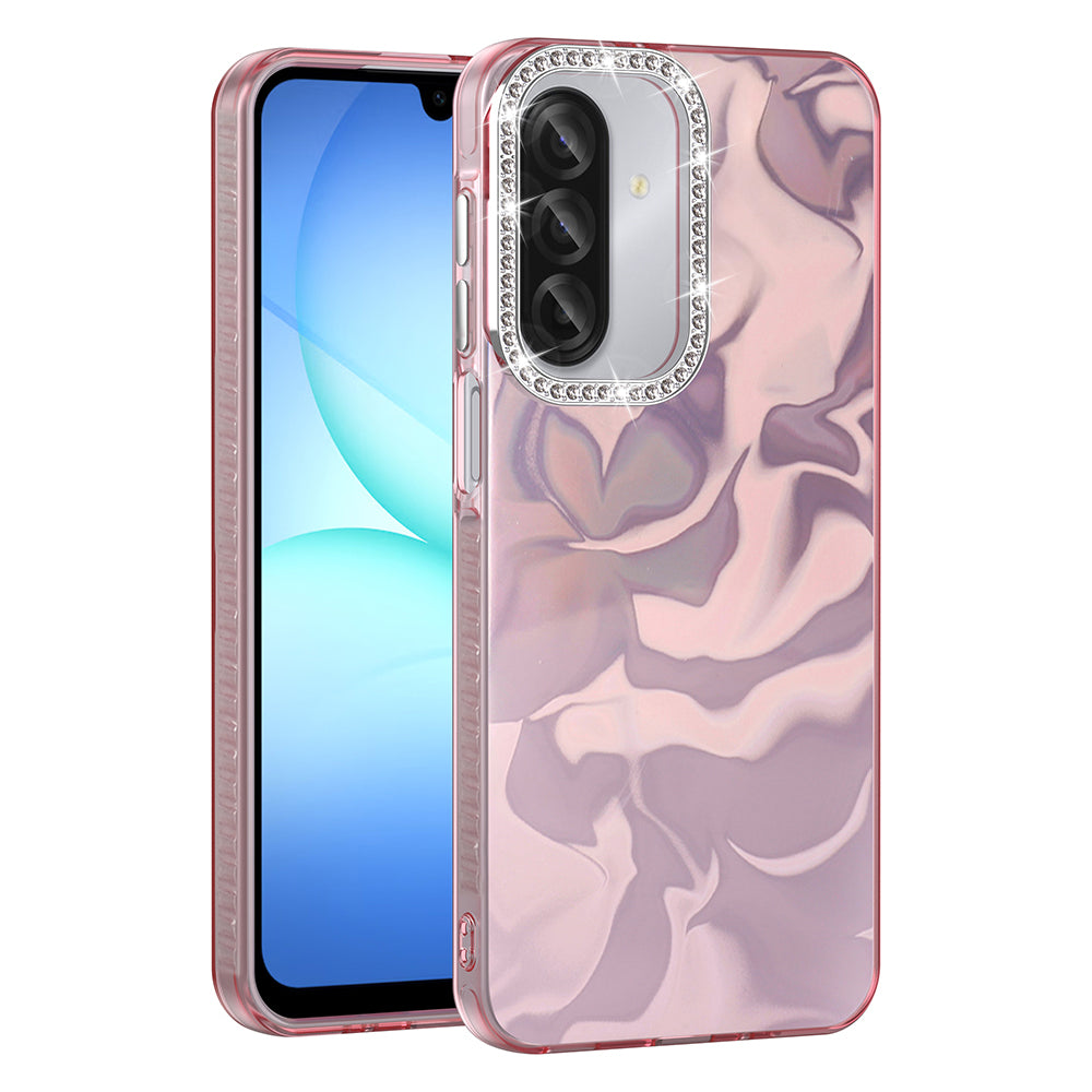 Galaxy A57 Kılıf Airbagli Parlak Taş Detay Tasarımlı Zore Esila Kapak