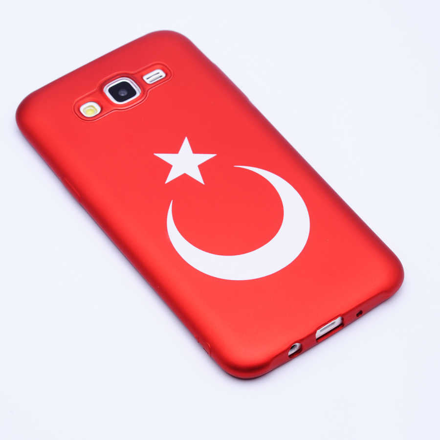 Galaxy J2 Kılıf Zore Bayrak Silikon