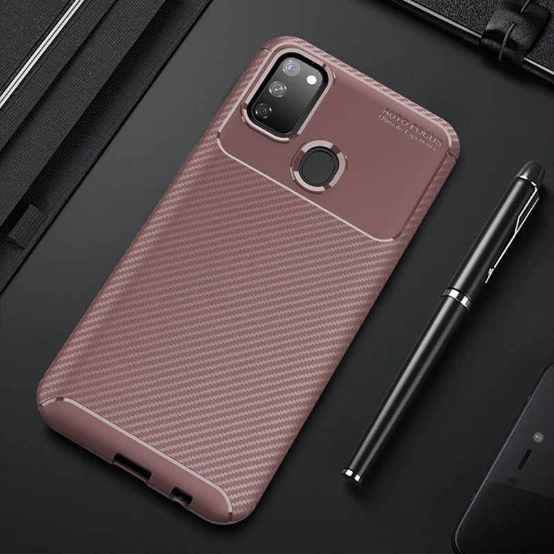 Galaxy M21 Case Zore Negro Silicone Cover