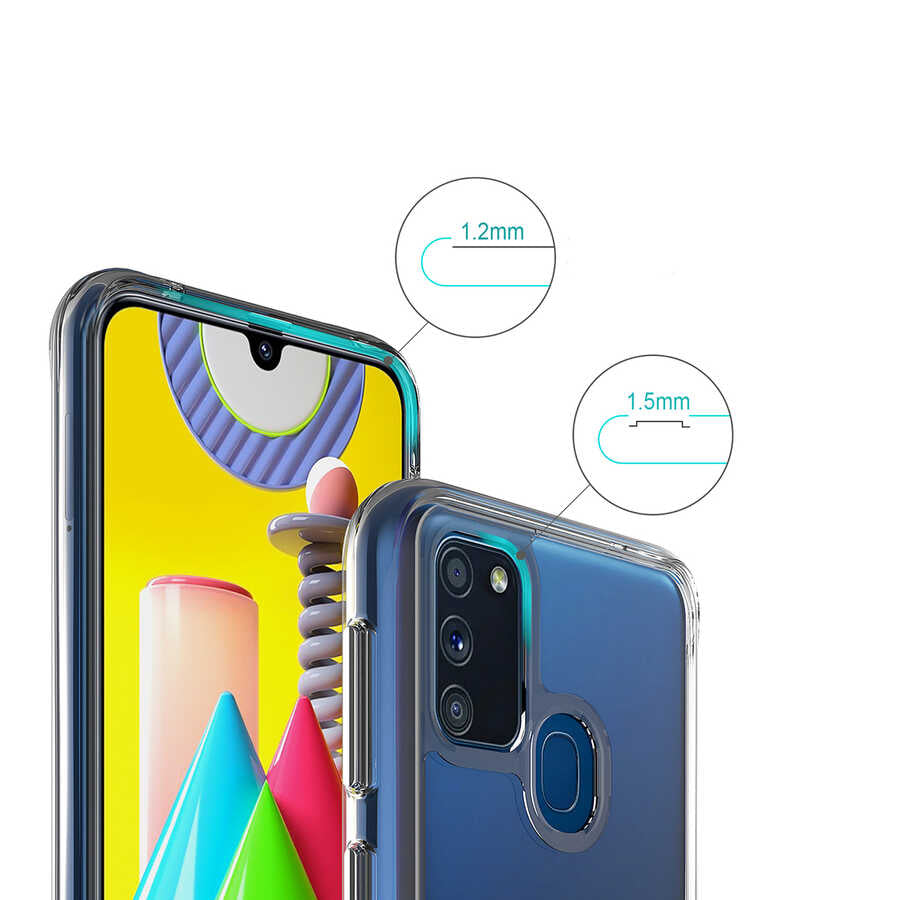 Galaxy M30S Kılıf Zore Gard Silikon