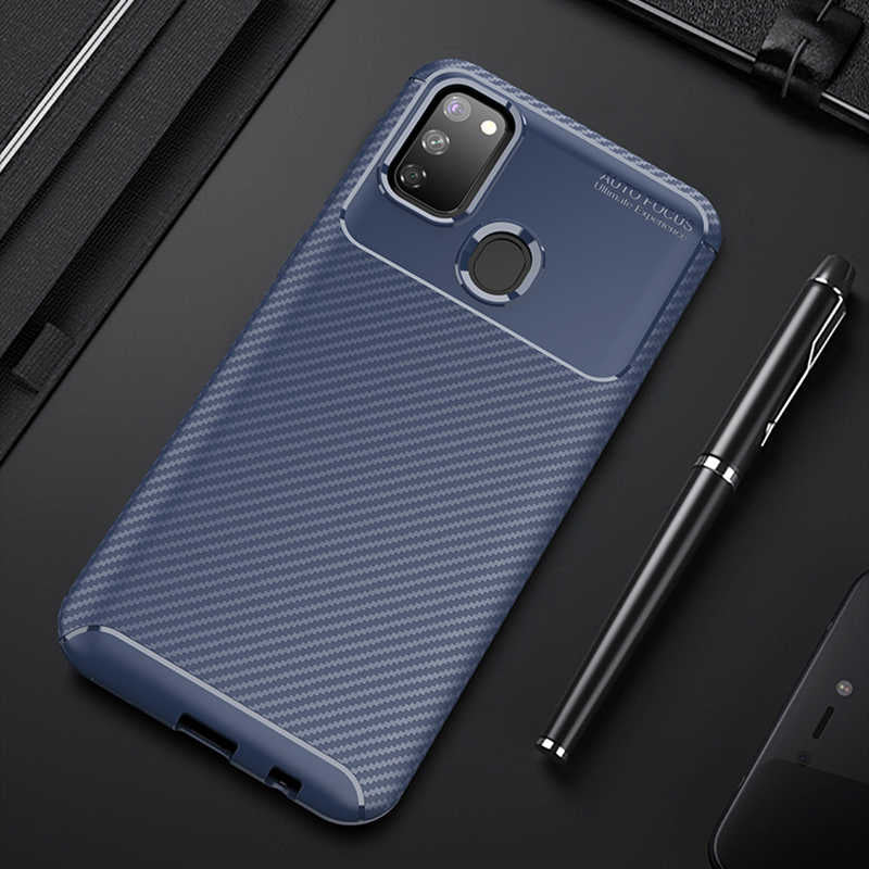 Galaxy M30S Case Zore Negro Silicone Cover