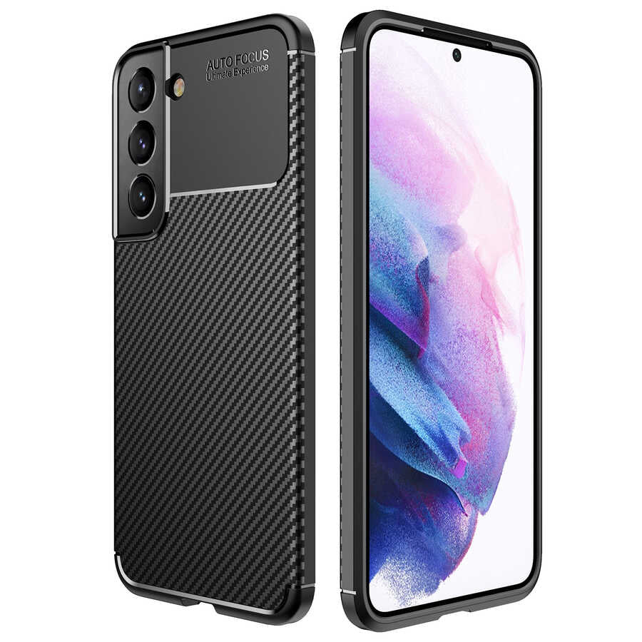 Galaxy S22 Case Zore Negro Silicone Cover