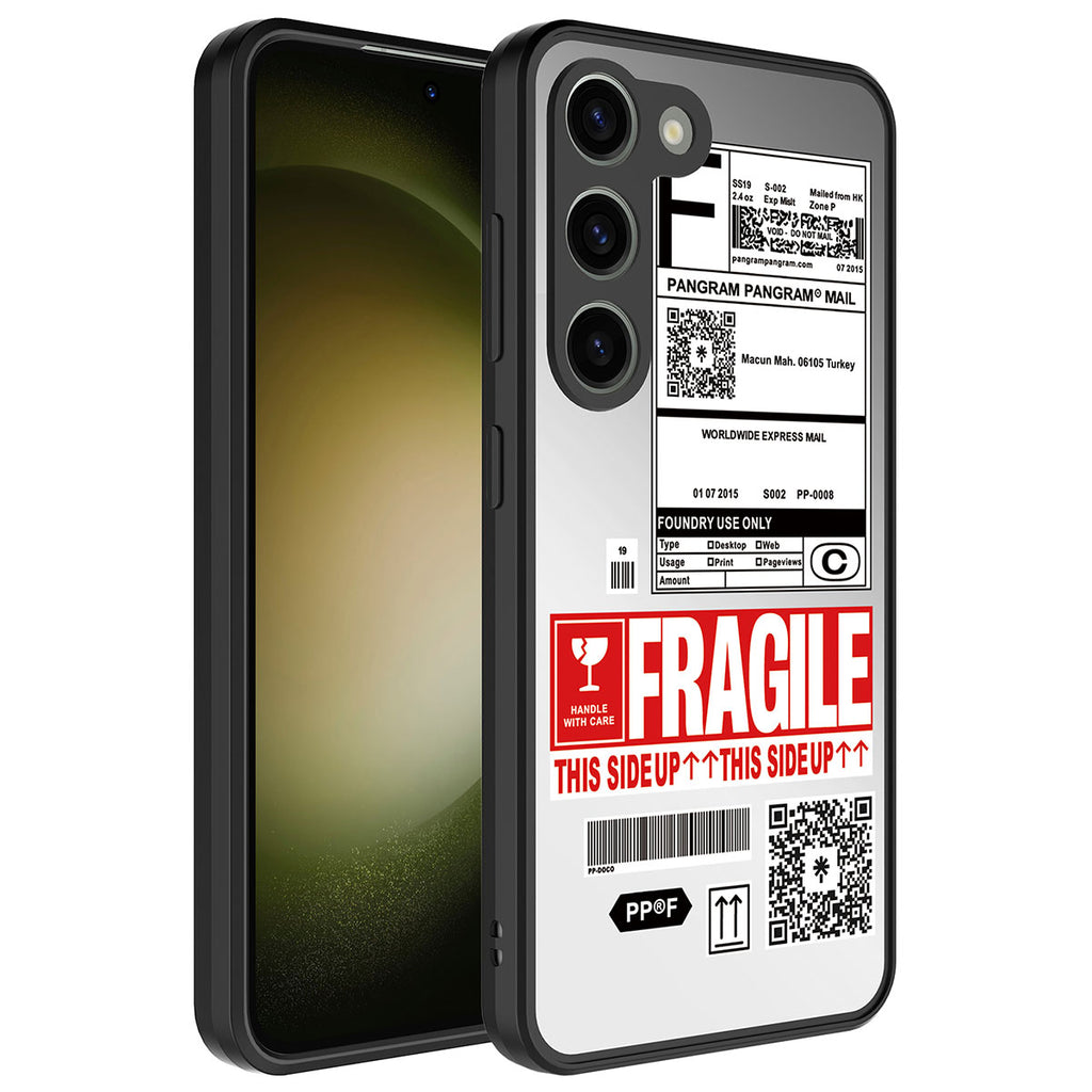 Galaxy S23 Kılıf Aynalı Desenli Kamera Korumalı Parlak Zore Mirror Kapak