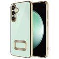Galaxy S25 FE Kılıf Kamera Korumalı Logo Gösteren Zore Omega Kapak