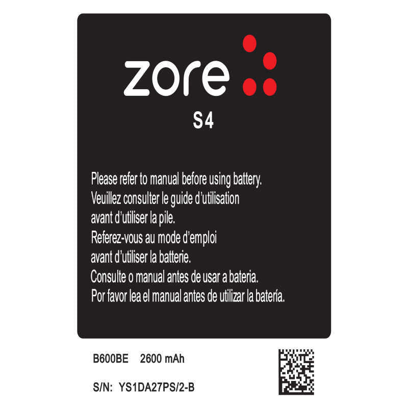 Galaxy S4 Zore 2600 Mah A Kalite Uyumlu Batarya
