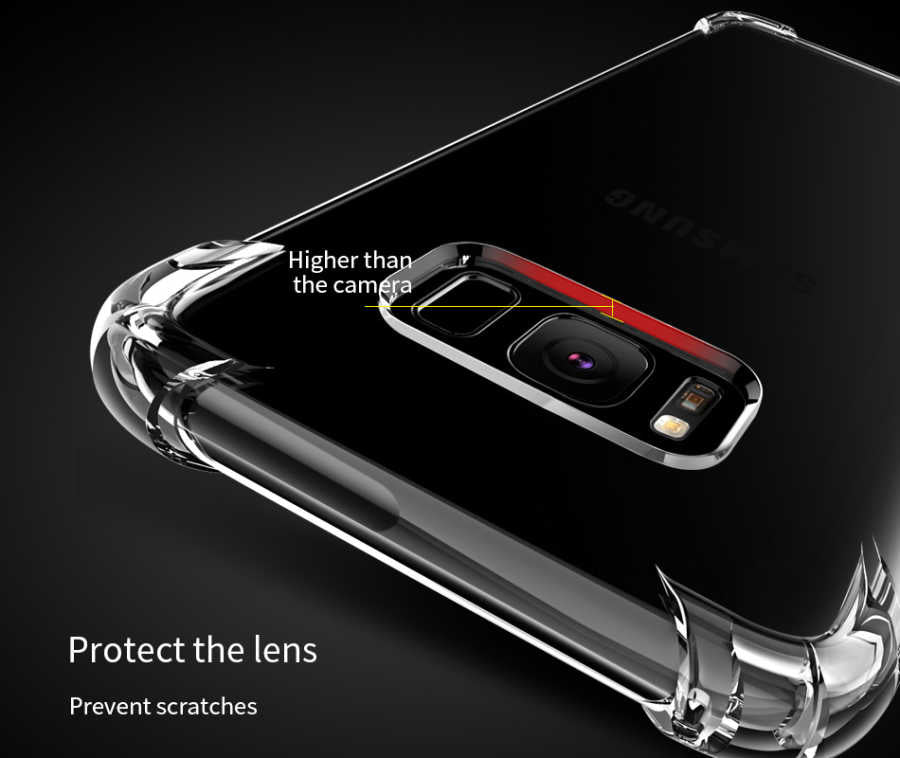 Galaxy S8 Kılıf Zore Nitro Anti Shock Silikon