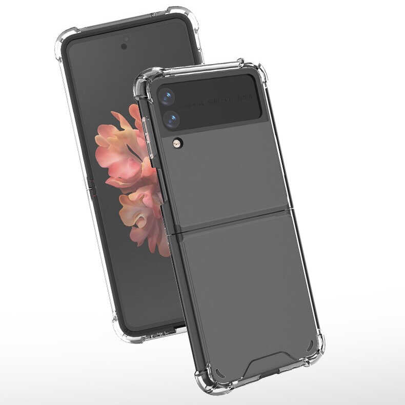 Galaxy Z Flip 3 Kılıf Zore Nitro Anti Shock Silikon
