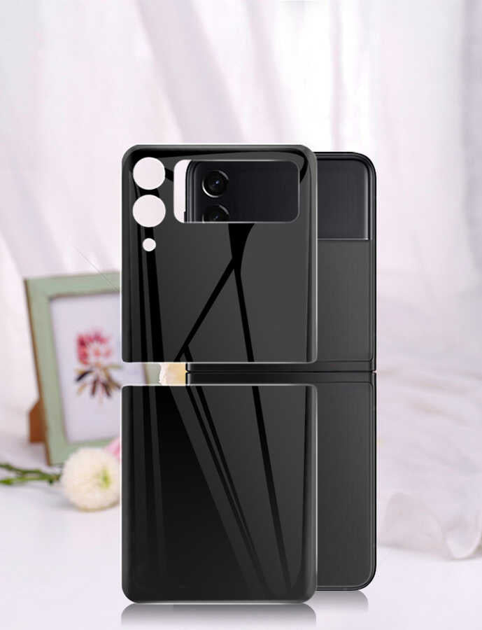 Galaxy Z Flip 3 Zore 3D Standart 2 in 1 Arka Koruyucu