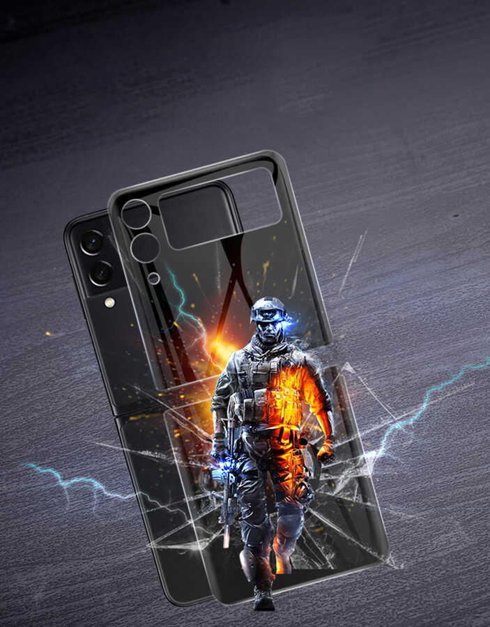 Galaxy Z Flip 4 Zore 3D Side Glass Ekran Koruyucu