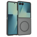 Galaxy Z Flip 8 Kılıf M-Safe Şarj Özellikli Kamera Korumalı Zore Lunex Kapak