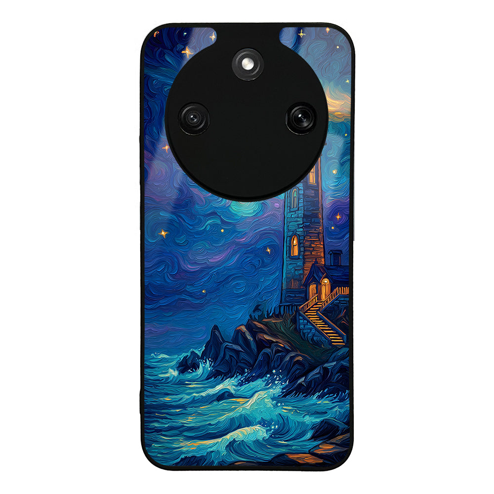 Honor Magic 8 Lite 5G Kılıf Kamera Korumalı Desenli Zore Lusi Kapak