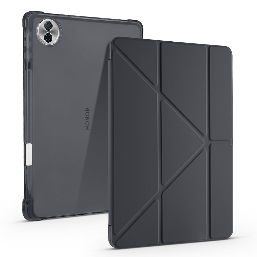 Honor Pad 10 12.1 Kılıf Zore Tri Folding Kalem Bölmeli Standlı Kılıf